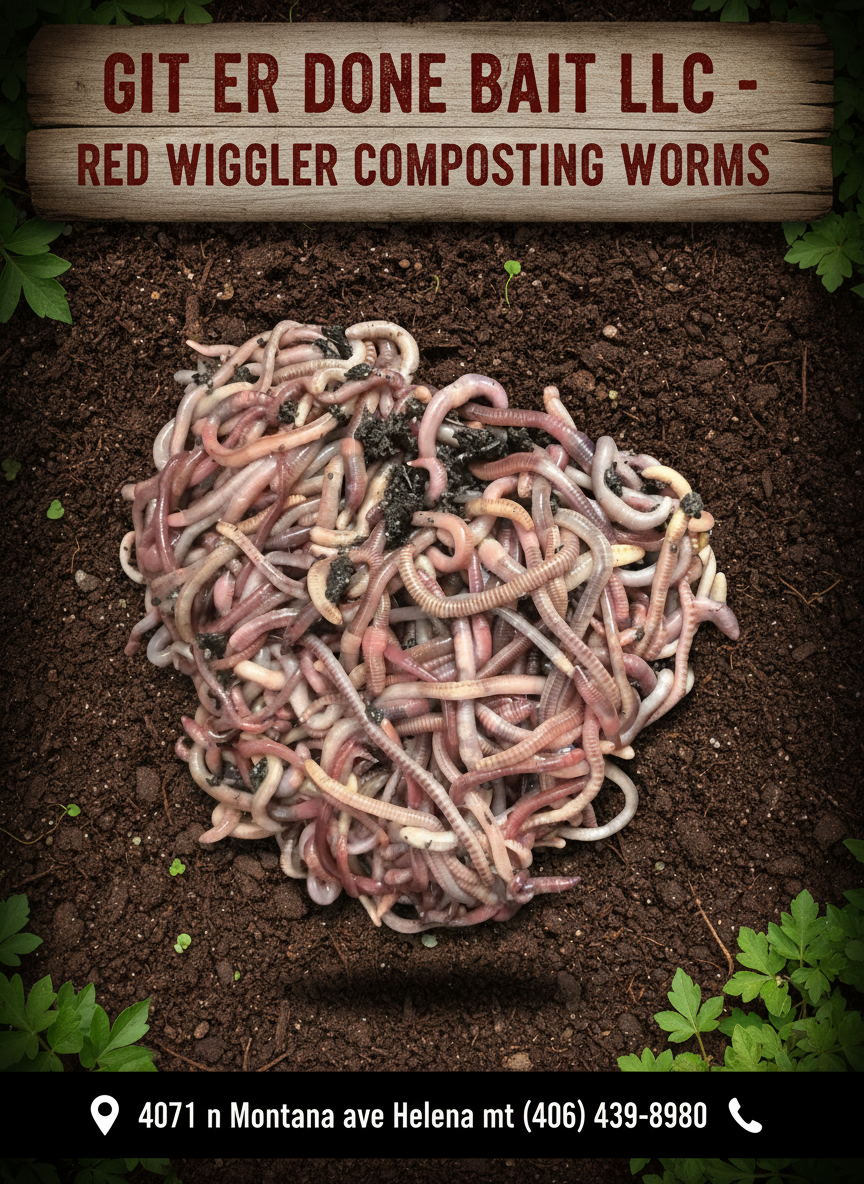 500 red Wigglers